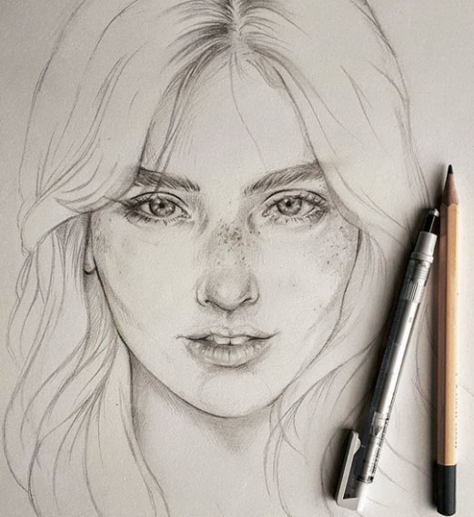 Как рисовать красивых девушек: создаем пошагово портрет